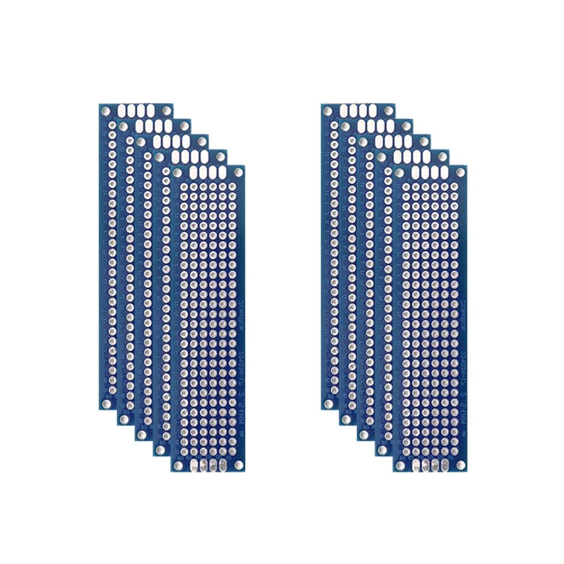 5/10PCS PCB Board Prototype Board Blue 2x8/3x7/4x6/5x7/7x9cm Double Sided Circuit Boards For DIY Soldering Project Selvanelle