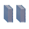 5/10PCS PCB Board Prototype Board Blue 2x8/3x7/4x6/5x7/7x9cm Double Sided Circuit Boards For DIY Soldering Project Selvanelle