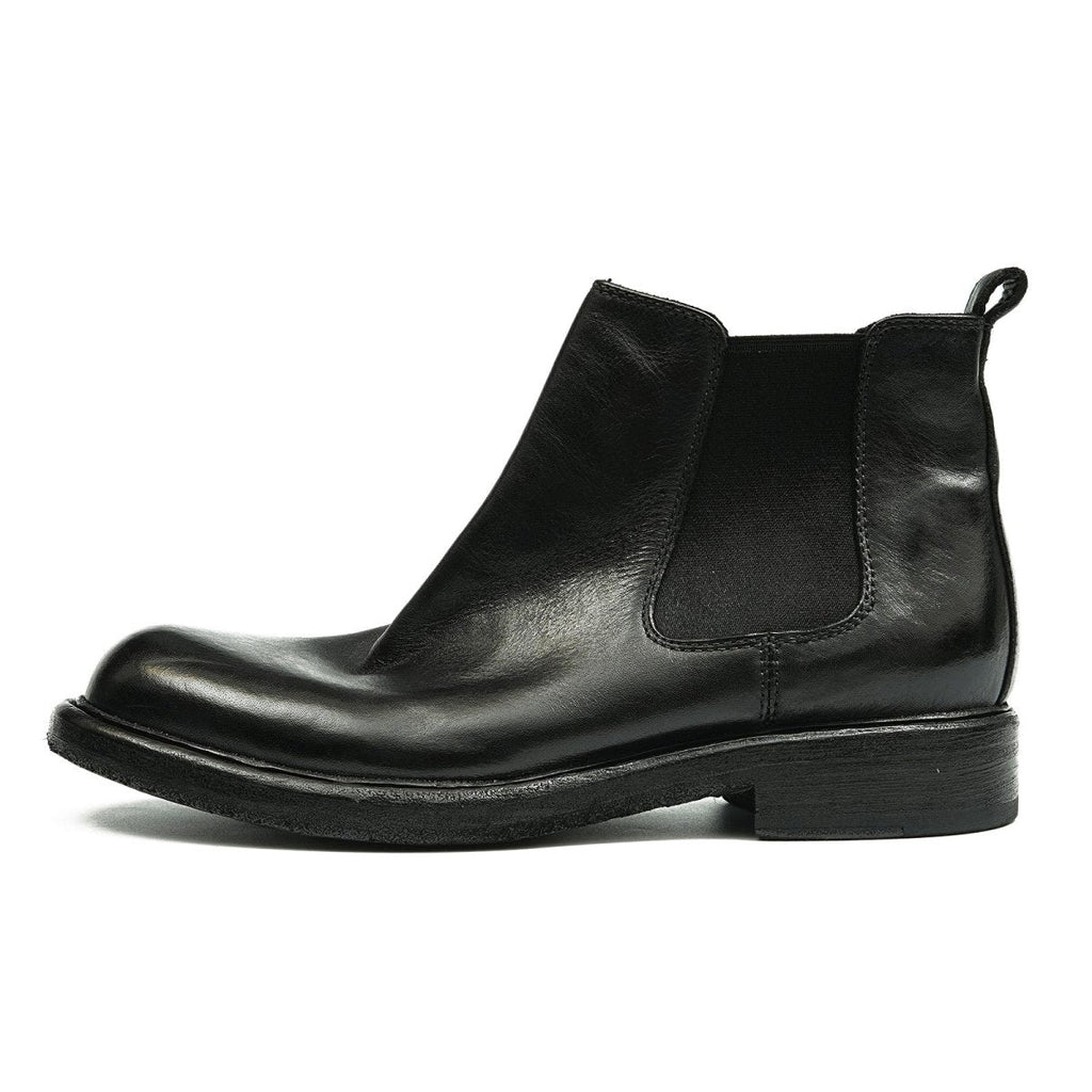 Horsehide Chelsea Boots Classic Ankle Boots for Men Neweyesee