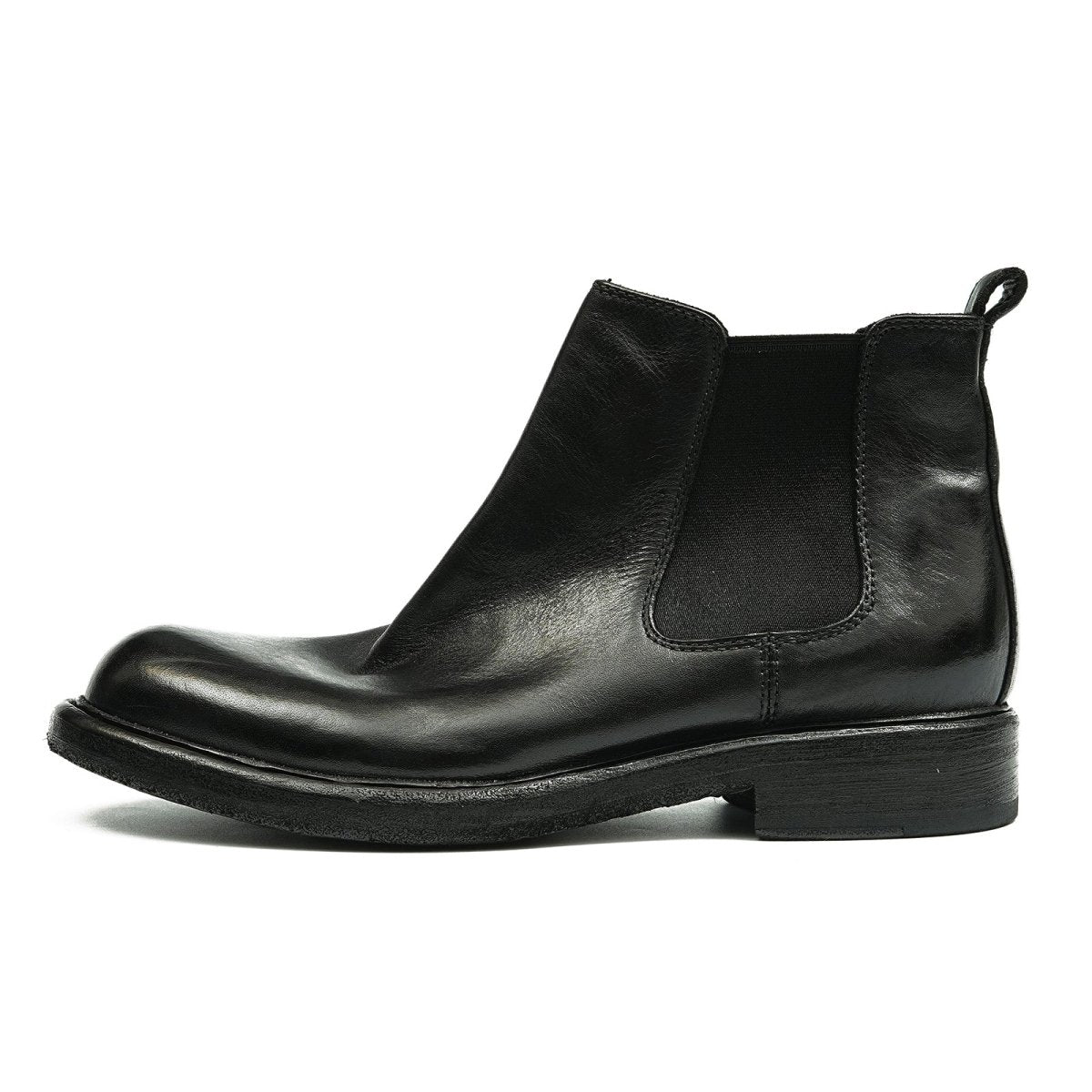 Horsehide Chelsea Boots Classic Ankle Boots for Men Neweyesee