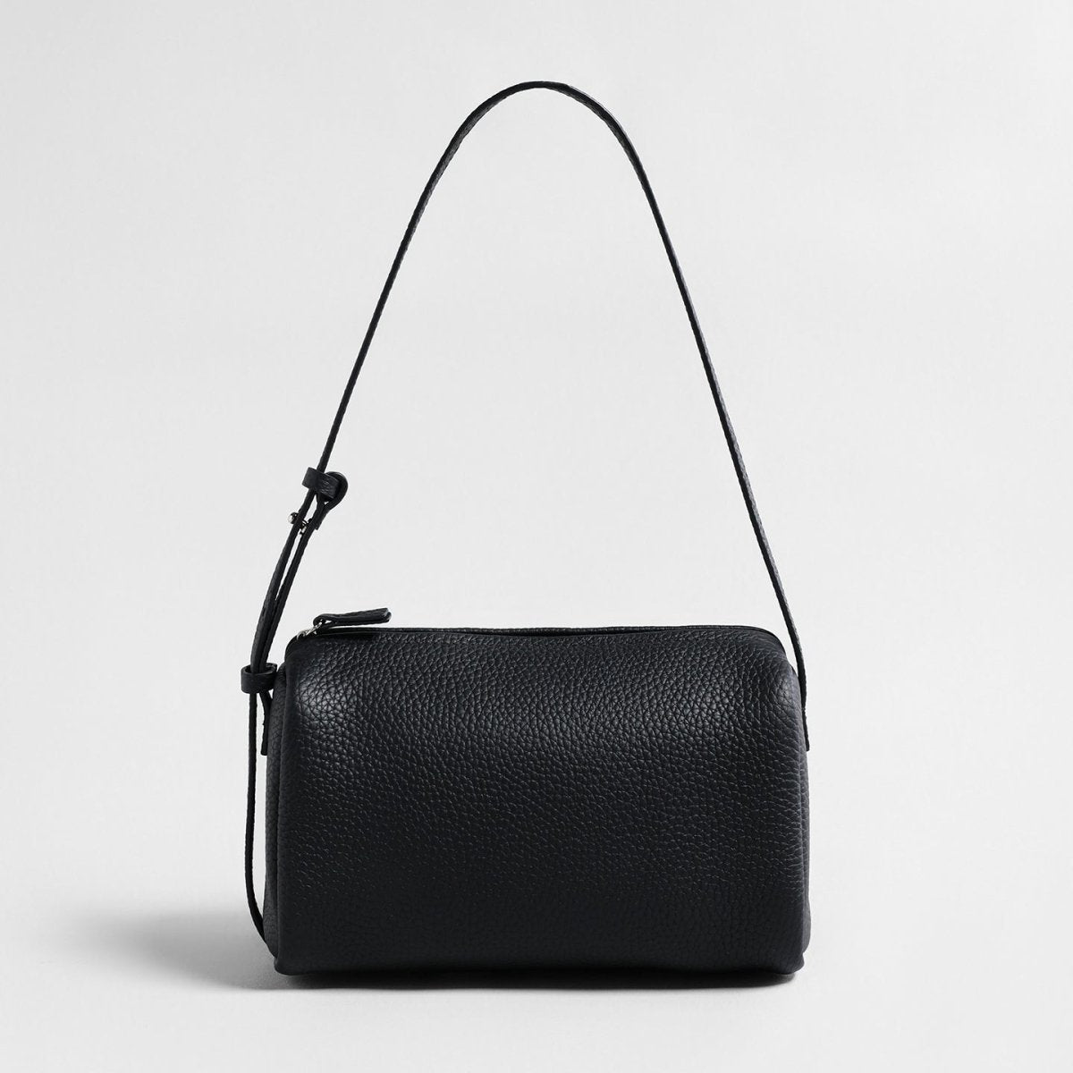 Premium Pebbled Calfskin Cylinder Bag – Trending Barrel Shoulder Crossbody Cilela