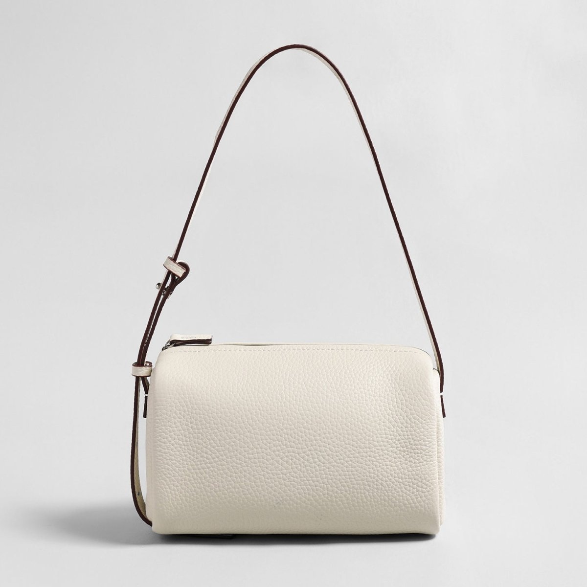 Premium Pebbled Calfskin Cylinder Bag – Trending Barrel Shoulder Crossbody Cilela